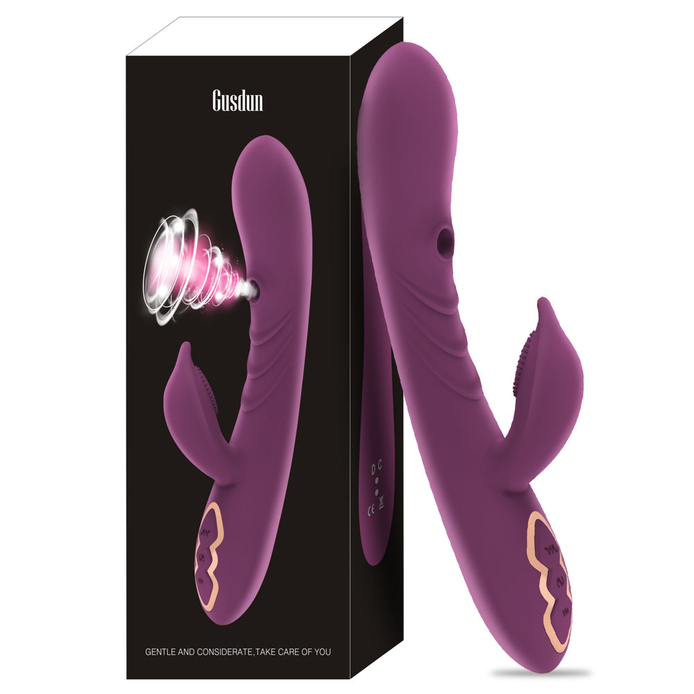 Alpha with Licking Rabbit Vibrator Dildo