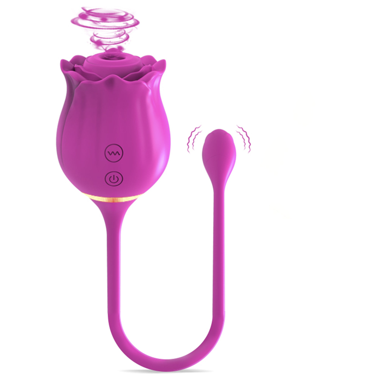 Romantic Rose Love Eggs Clit Vibrator