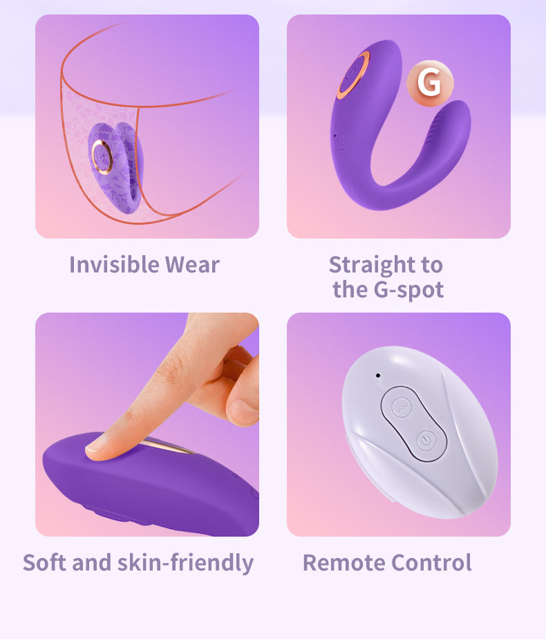 Wireless Remote Control Clip Vibrator
